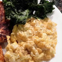 A picture of Faux Mac and Cheese (low carb).