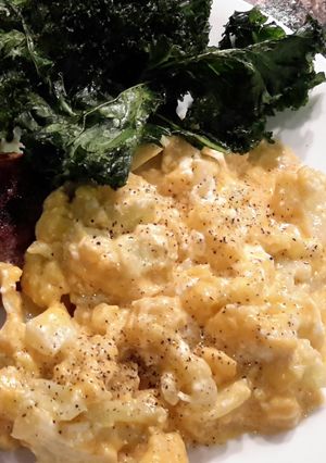 A picture of Faux Mac and Cheese (low carb).