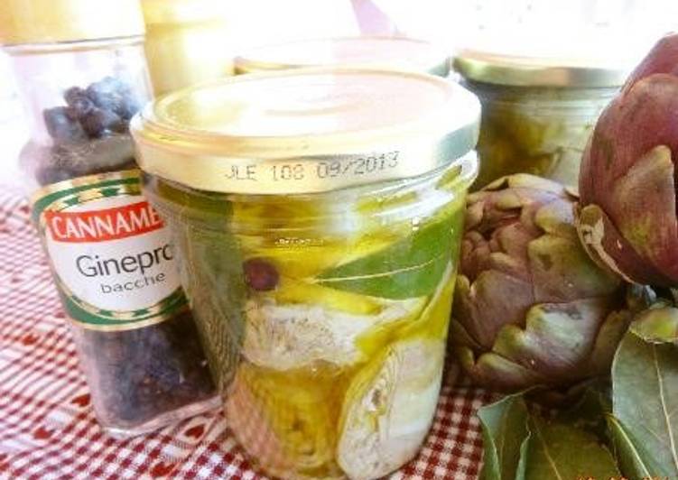 Easiest Way to Prepare Super Quick Homemade Artichokes in Oil