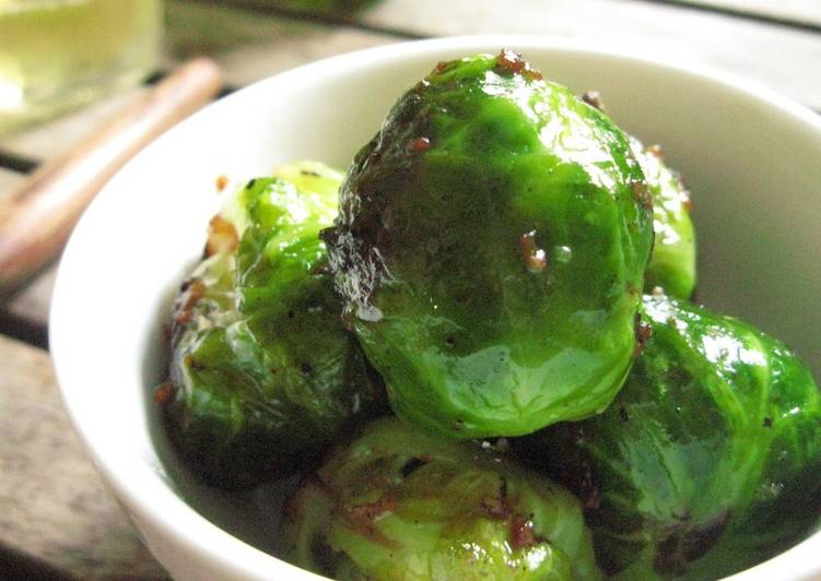 Step-by-Step Guide to Prepare Quick Simple! Brussels Sprouts Garlic Butter Grill