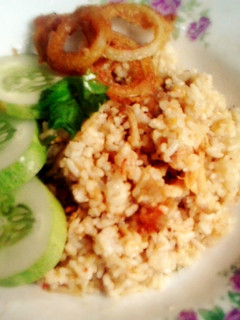 A picture of Fried Rice (Nasi Goreng).