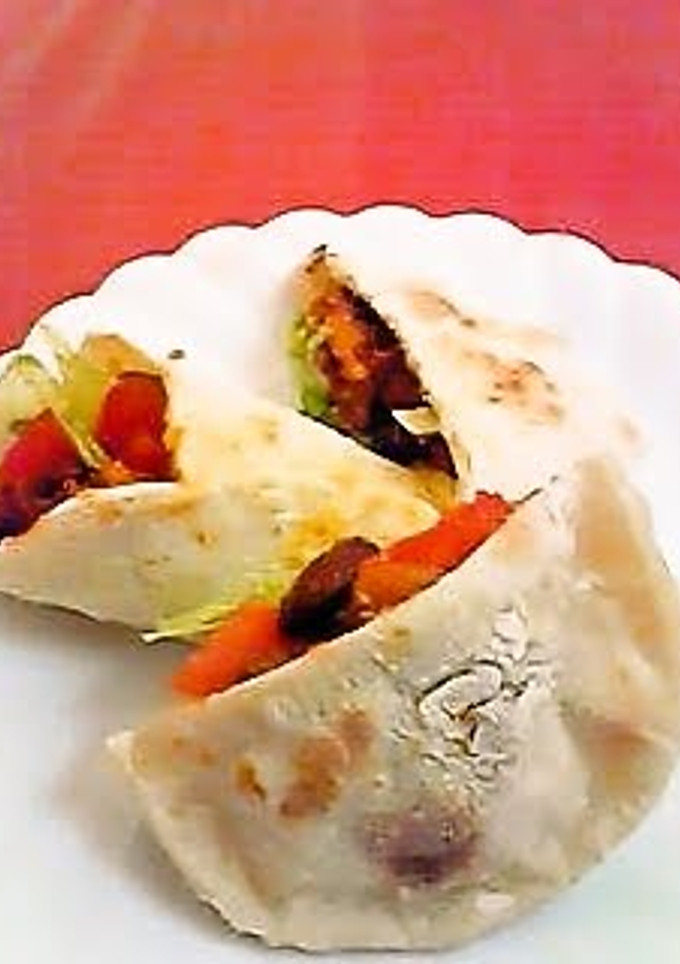A picture of Soft Shells as Tortillas or Pita Bread!.