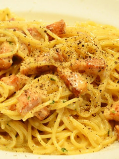 A picture of Authentic Carbonara Pasta.