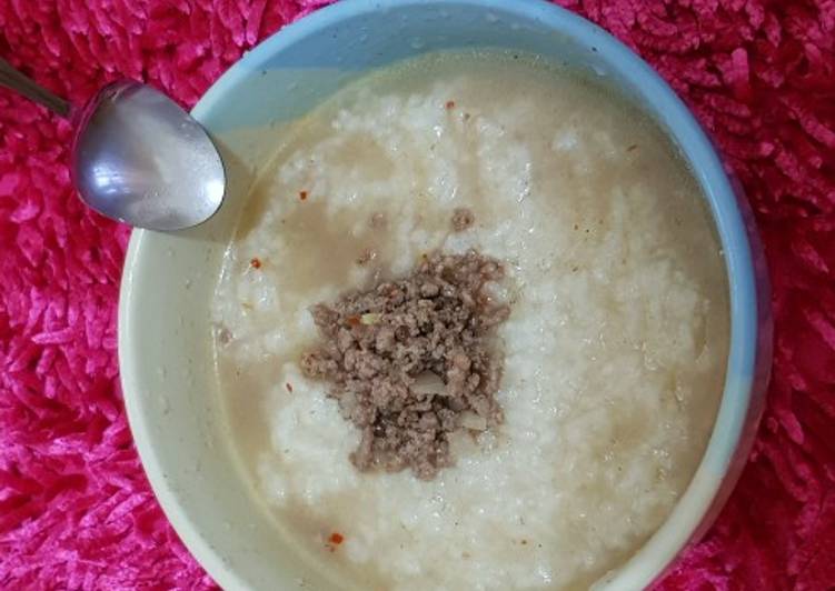 Beef Porridge (Bubur Daging Giling Sapi)