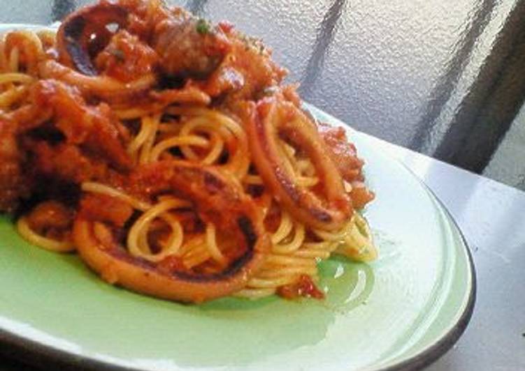 Sauce for Spaghetti del Pescatore