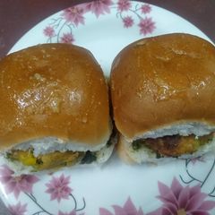 A picture of Vada Pav.