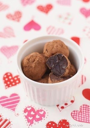 A picture of Melty Truffles For Valentine's Day.
