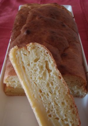 A picture of Moist and Chewy Tofu Cake.