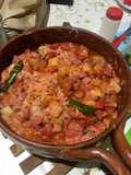 Discada de pollo sencilla