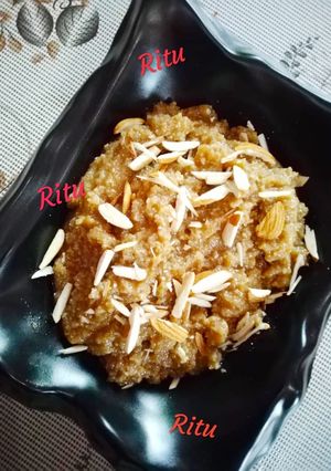 बादाम खस खस का हलवा (Badam Khus khus ka halwa recipe in hindi) रेसिपी मुख्य फोटो