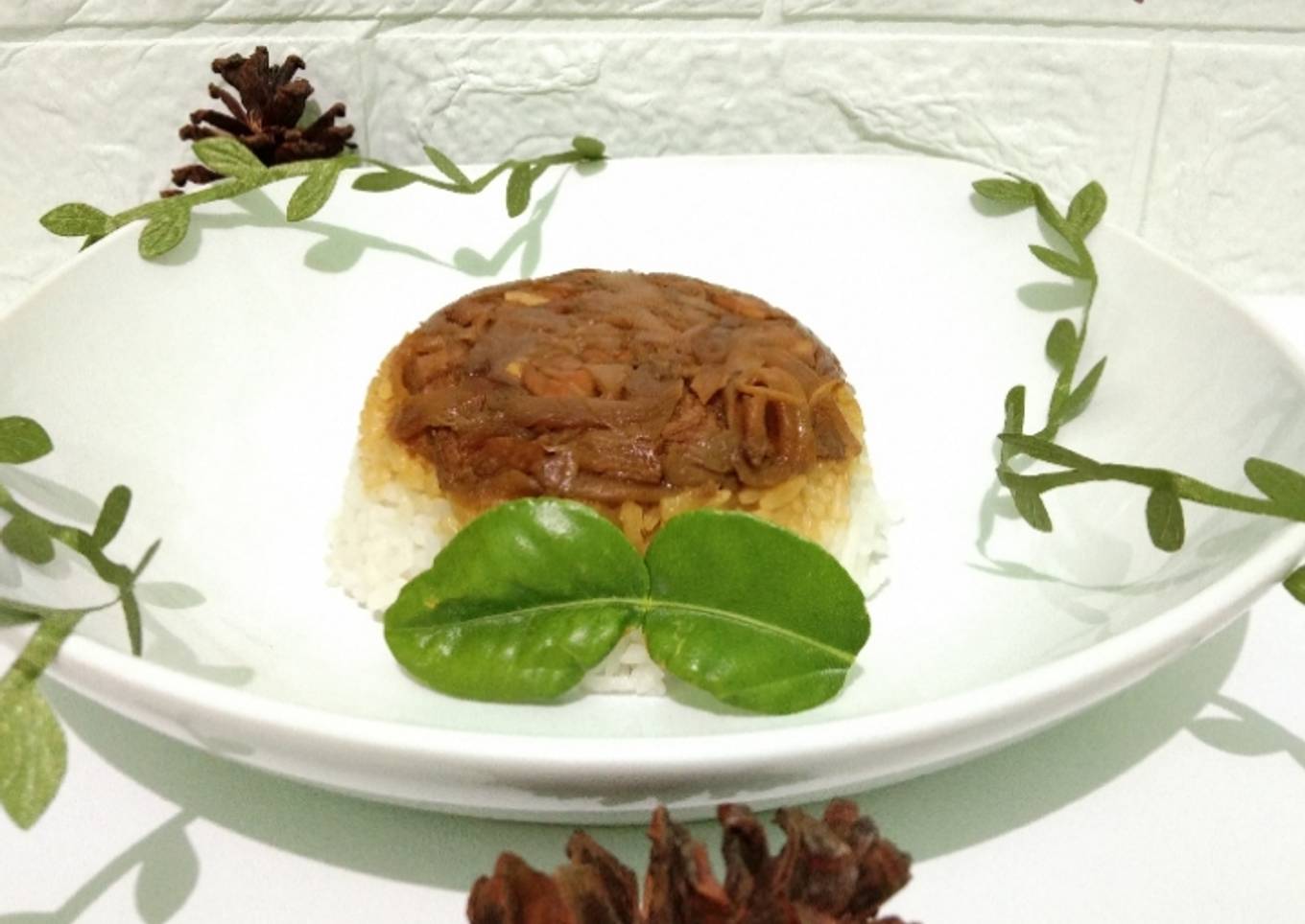 176. Nasi Tim Ayam Jamur