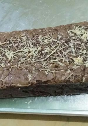 Foto resep Brownies panggang renyah di luar lembut di dalam