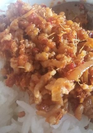 Hình của món Thịt lợn xay sả ớt riềng.