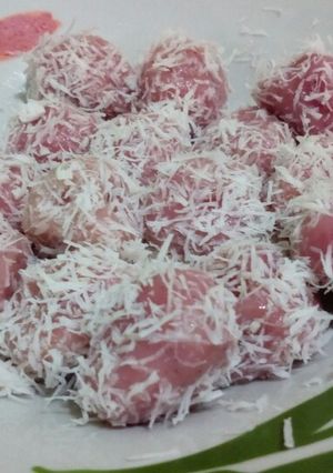 Foto resep Klepon buah naga