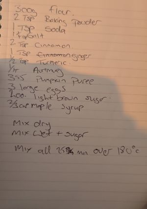 A picture of Halloween Muffins.
