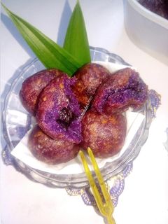 Foto resep Bola Ubi Ungu Coklat Keju
