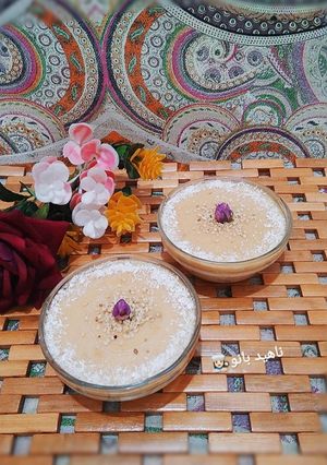 عکسی از دستور فرنی آرد نخودچی 😍👌