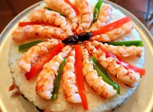 Una foto de Torta Sushi