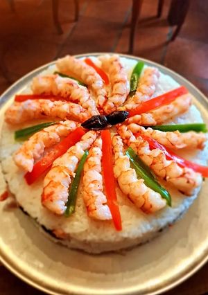 Una foto de Torta Sushi