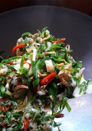 Foto resep Tumis Daun Kencur Teri Medan