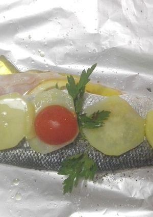 Foto di Spigola con patate