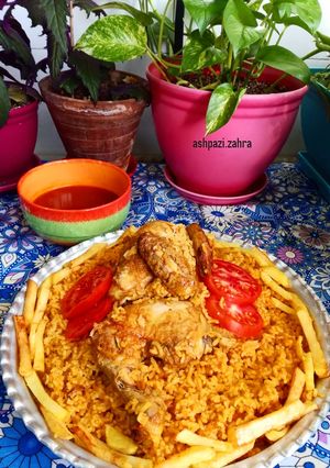 عکسی از دستور مچبوس مرغ