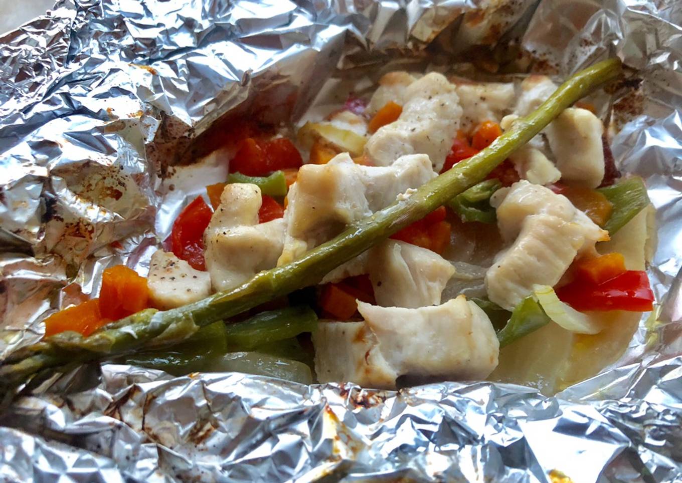 Pollo en papillote