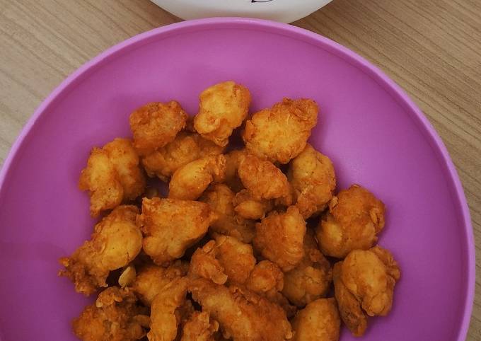 Ayam popcorn sederhana