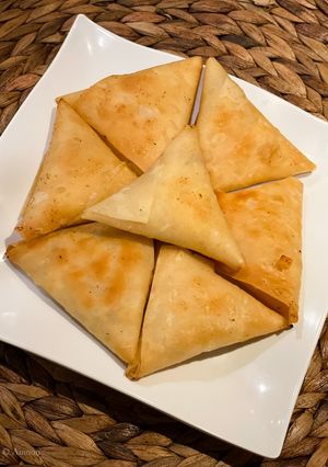صورة لوصفة سمبوسة جبن 💛