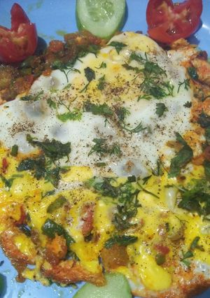 ऑमलेट (Omelette recipe in Hindi) रेसिपी मुख्य फोटो