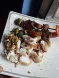 Sate jando bersama sauercraut