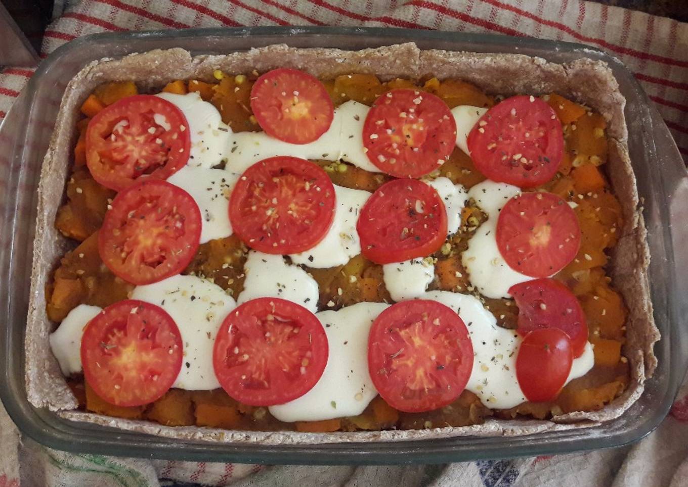 Tarta de calabaza con masa integral