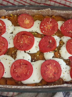 Una foto de Tarta de calabaza con masa integral