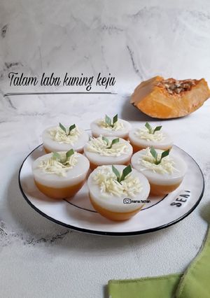 Foto resep Talam labu kuning keju