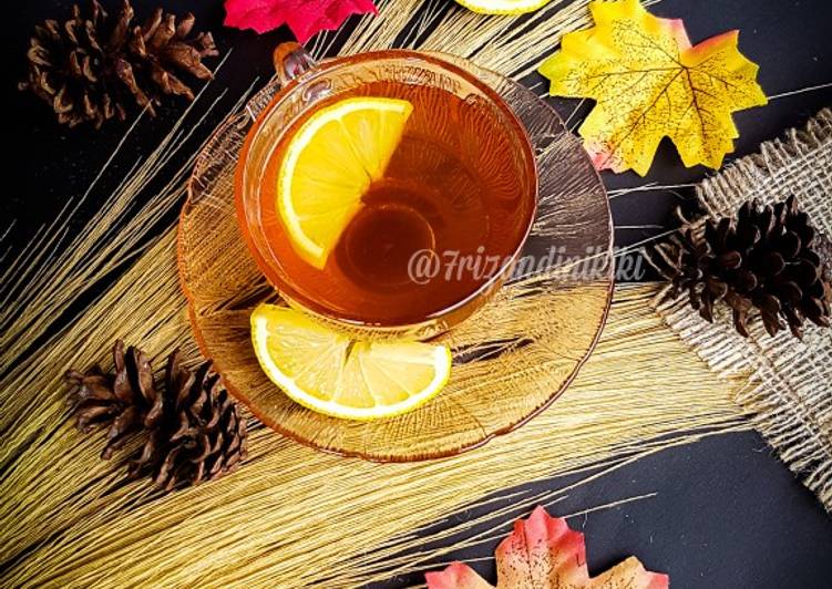 makanan Hot lemon tea Anti Gagal