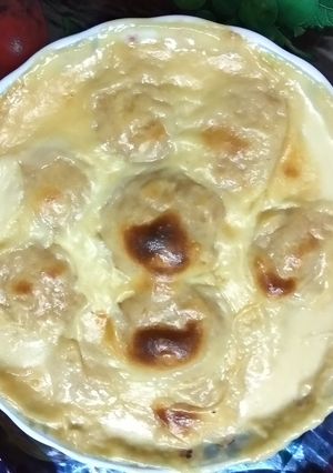 A picture of Baked Rasgulla.
