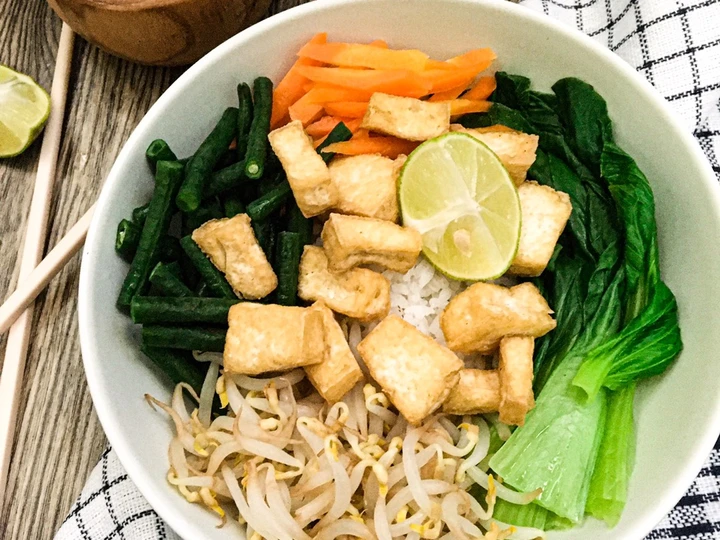 Easy Ways Make Recipes Nasi Pecel Plant Based (Bibimbap ala Indonesia) the  Makes Drooling Tasty.