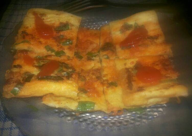 Roti bakar daun bawang