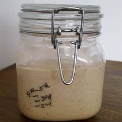 A picture of Sourdough Starter.