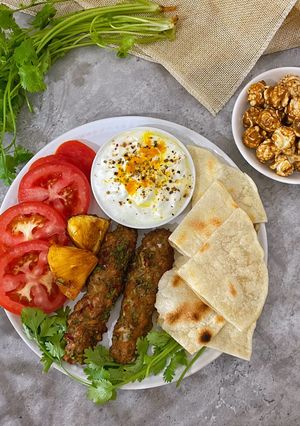 🍀科夫塔肉串+捲餅🍀 的食譜成品照片