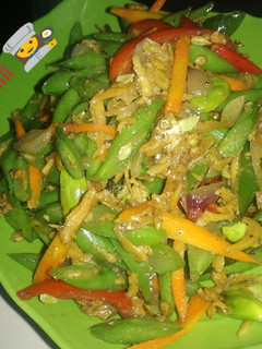 Foto resep Tumis teri,wortel dan buncis