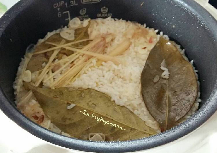 Nasi Liwet Polos Sederhana Magicom a-la Indi