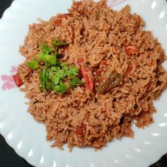 Tomato Rice in Cooker A picture of Tomato Rice in Cooker.