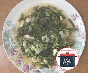 Mudahnya Membuat Kangkung cah ayam saus tiram simple mudah homemadebylita Praktis Enak
