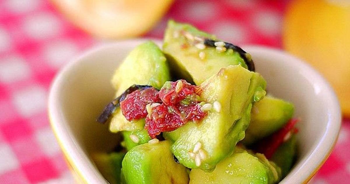 My Favorite Way to Eat Avocado Japanesestyle with Umeboshi Pickled