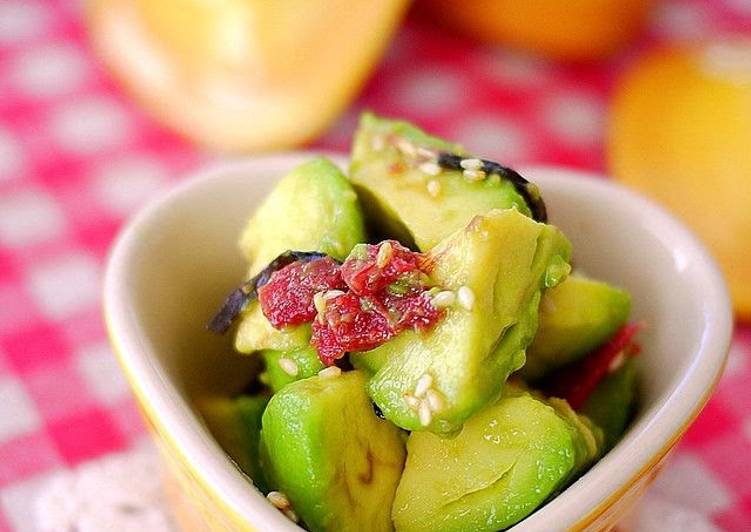 Recipe of Favorite My Favorite Way to Eat Avocado: Japanese-style with Umeboshi Pickled Plums
