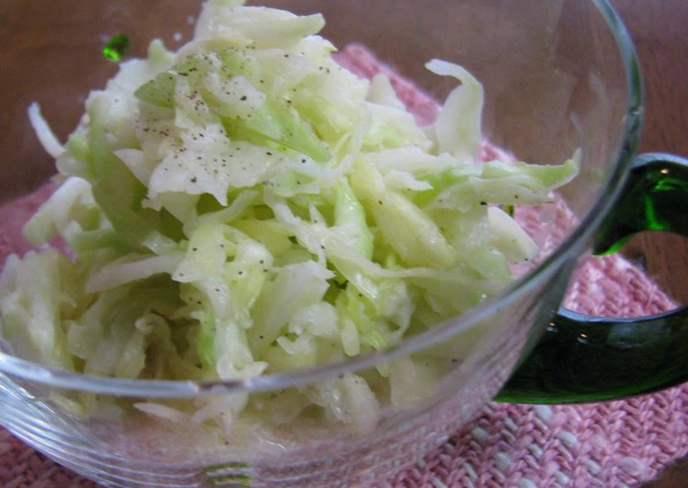 Easy Coleslaw in a Plastic Bag