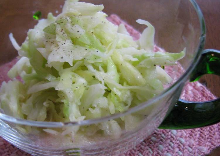 Recipe of Super Quick Homemade Easy Coleslaw in a Plastic Bag