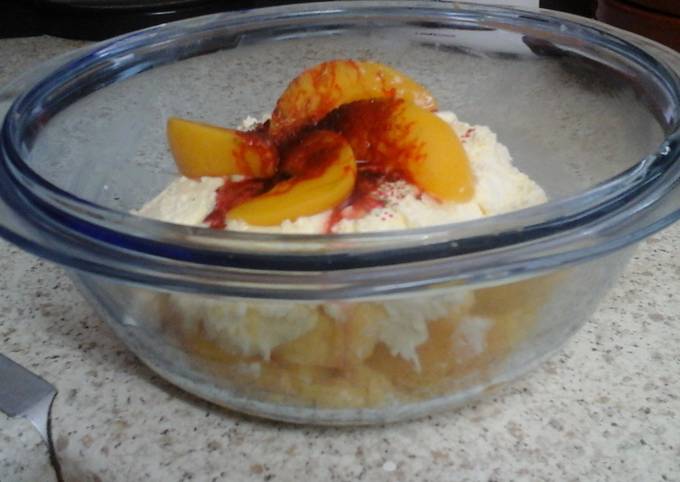 How to Make Ultimate My Peachy Custard and Whipped Cream 😀