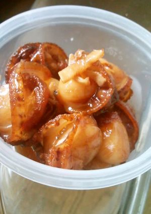 A picture of Baby Scallop Tsukudani--a Perfect Bento Item.